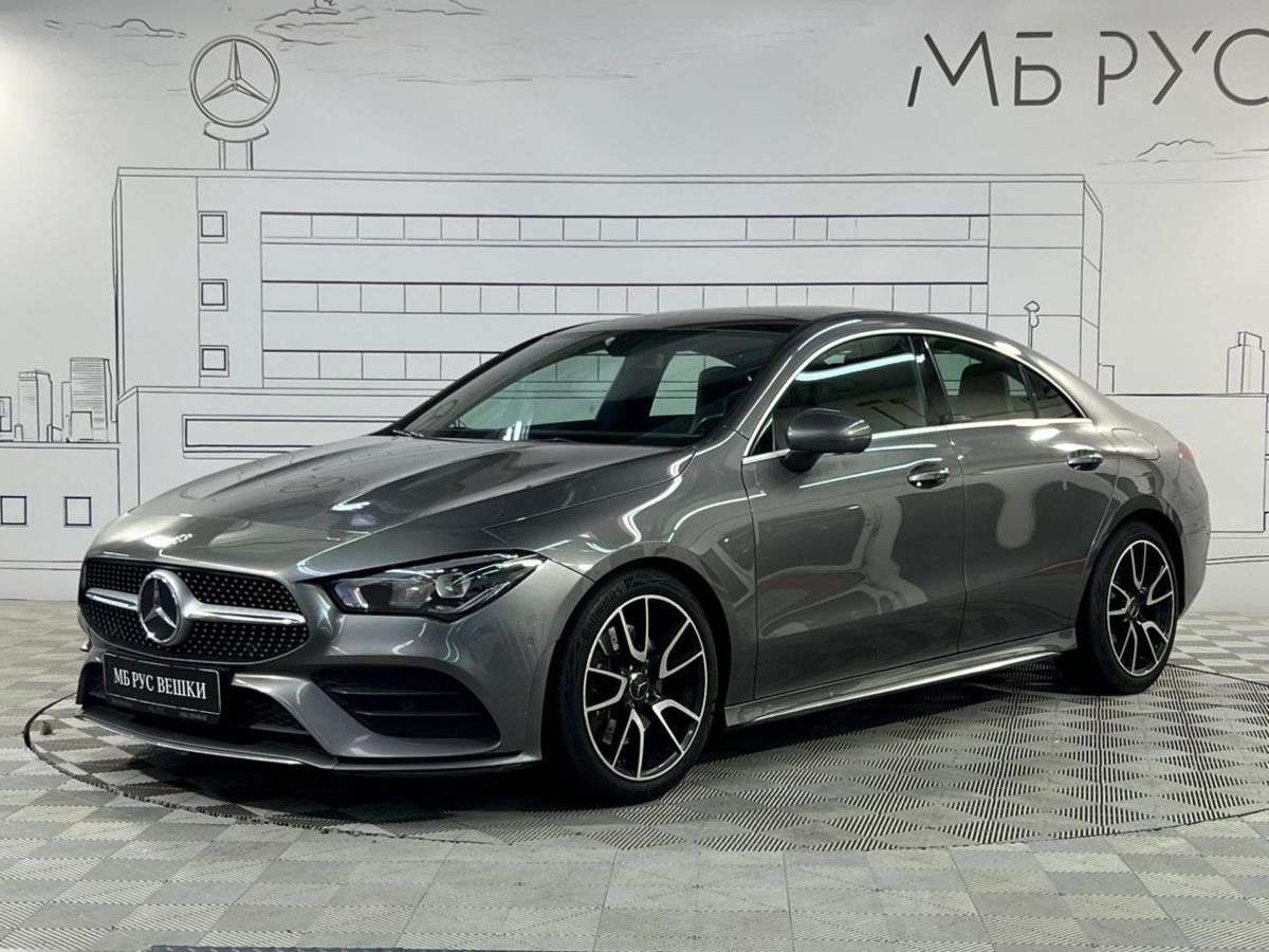 Автомобиль Mercedes-Benz CLA II поколение (C118/X118) 200 1.3 AMT (150 л.с.) Sport Серый 2020 с пробегом 90 000 км