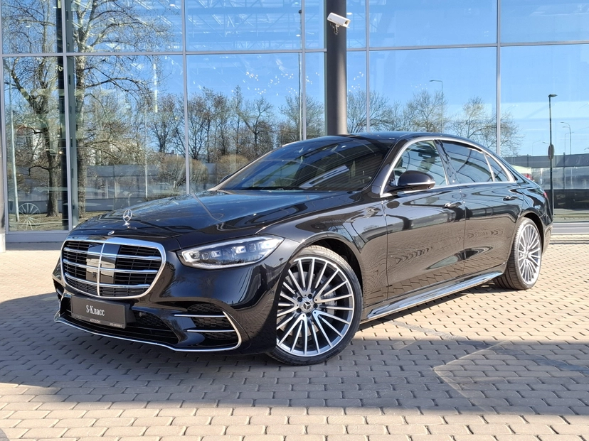 Автомобиль Mercedes-Benz S-Класс VII поколение (W223) 500 3.0 AT 4Matic (449 л.с.) Base Чёрный 2025
