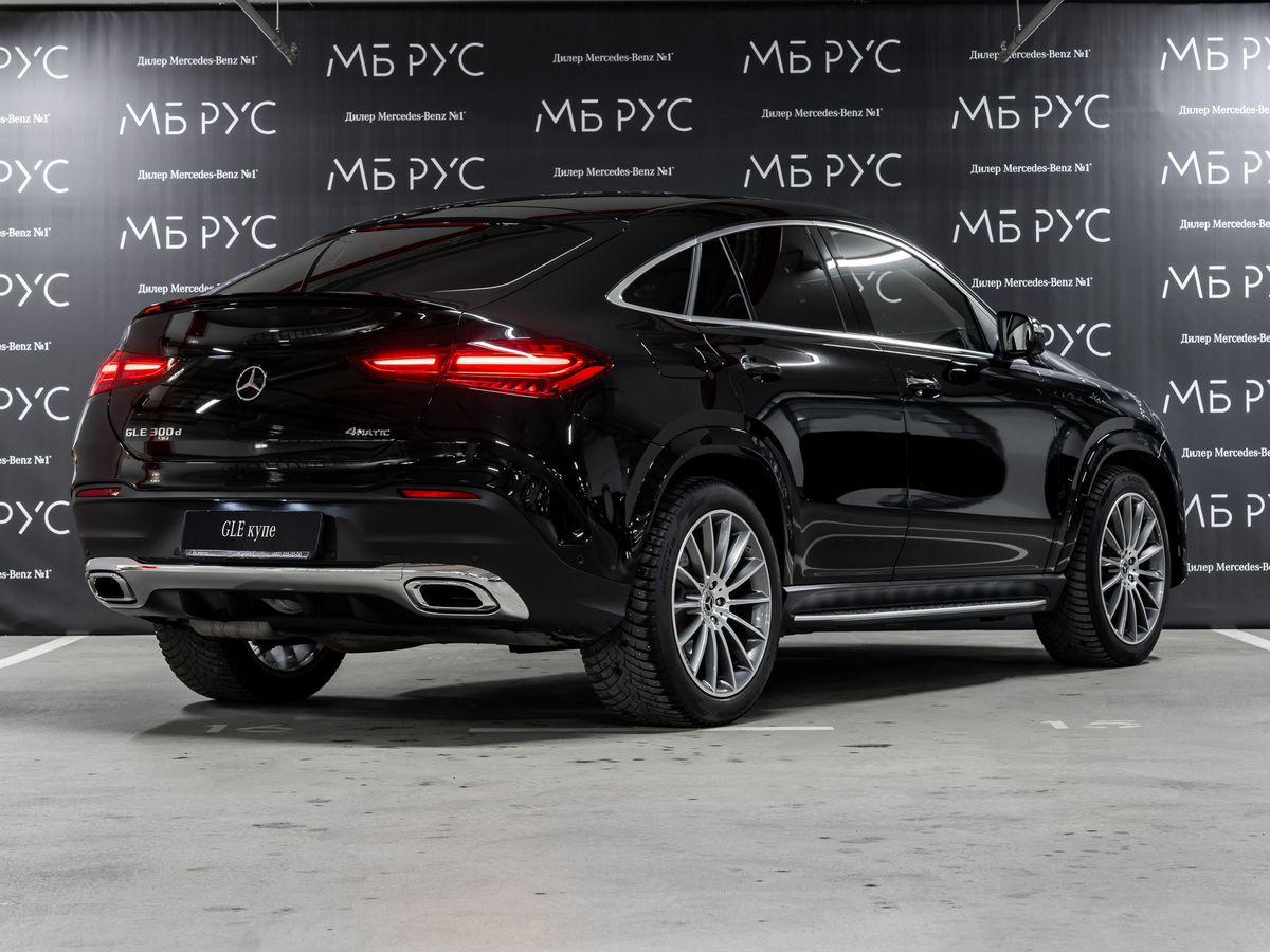 Автомобиль Mercedes-Benz GLE coupe II (C167) [рестайлинг] 300 2.0d AT 4Matic (269 л.с.) Base Чёрный 2025 с пробегом 980 км