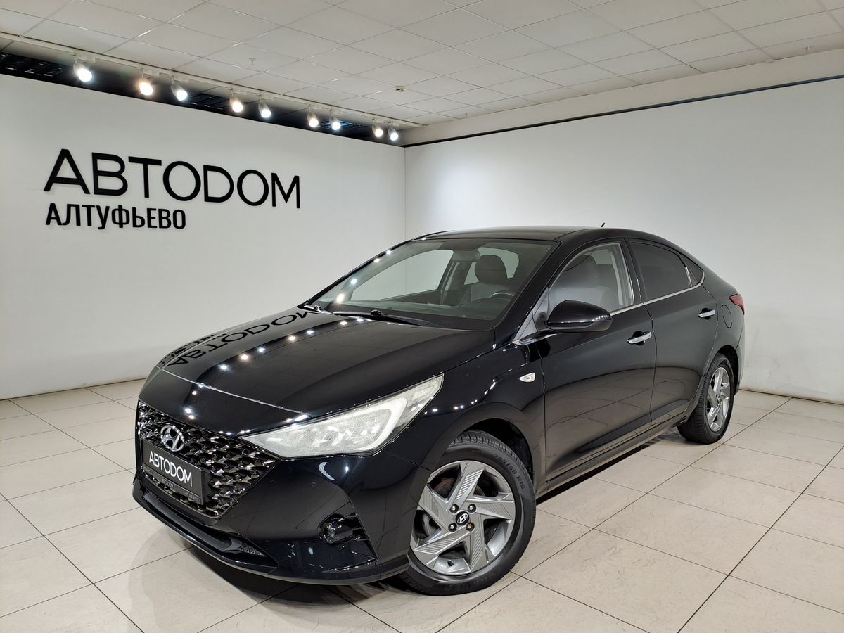 Hyundai Solaris II [рестайлинг] 1.6 AT (123 л.с.) Active Plus Чёрный 2020 с пробегом 56 000 км