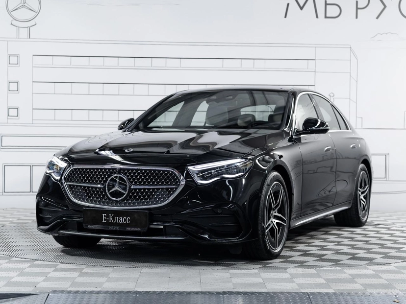 Автомобиль Mercedes-Benz E-Класс VI поколение (W214/S214) 2.0 AT 4Matic (258 л.с.) Exclusive Чёрный 2025