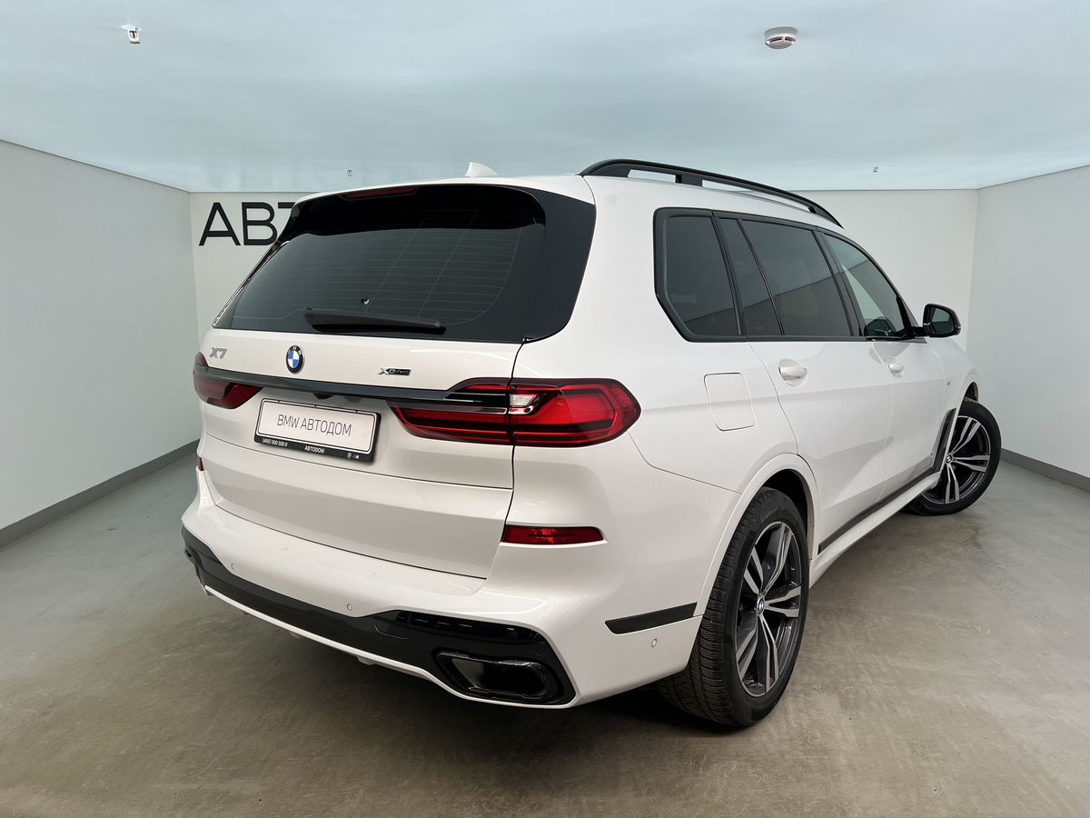 Автомобиль BMW X7 I поколение (G07) 3.0d AT 4WD (249 л.с.) M Sport Plus Белый 2020 с пробегом 49 300 км