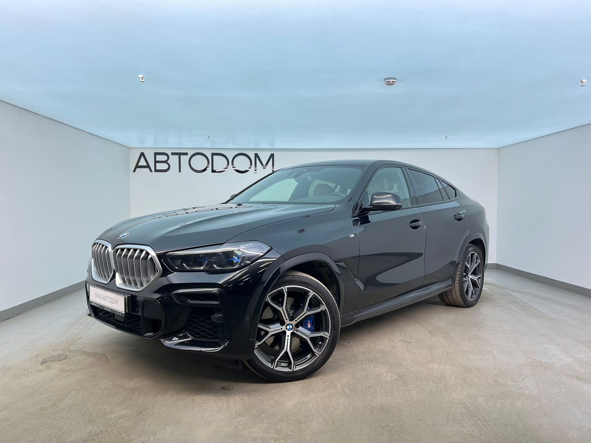 Автомобиль BMW X6 III поколение (G06) 3.0d AT 4WD (249 л.с.) M Sport Pro Чёрный 2021 с пробегом 135 000 км