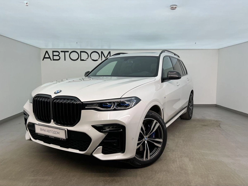 Автомобиль BMW X7 I поколение (G07) 3.0d AT 4WD (249 л.с.) M Sport Plus Белый 2020 с пробегом 49 300 км