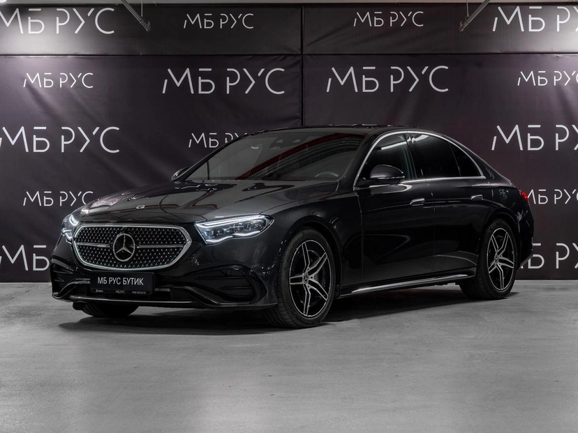 Автомобиль Mercedes-Benz E-Класс VI поколение (W214/S214) 2.0 AT 4Matic (258 л.с.) AMG Line Чёрный 2024 с пробегом 10 171 км