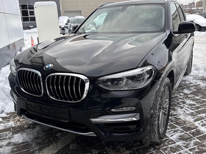 Автомобиль BMW X3 III поколение (G01) 3.0d AT 4WD (249 л.с.) Luxury Чёрный 2018 с пробегом 64 671 км