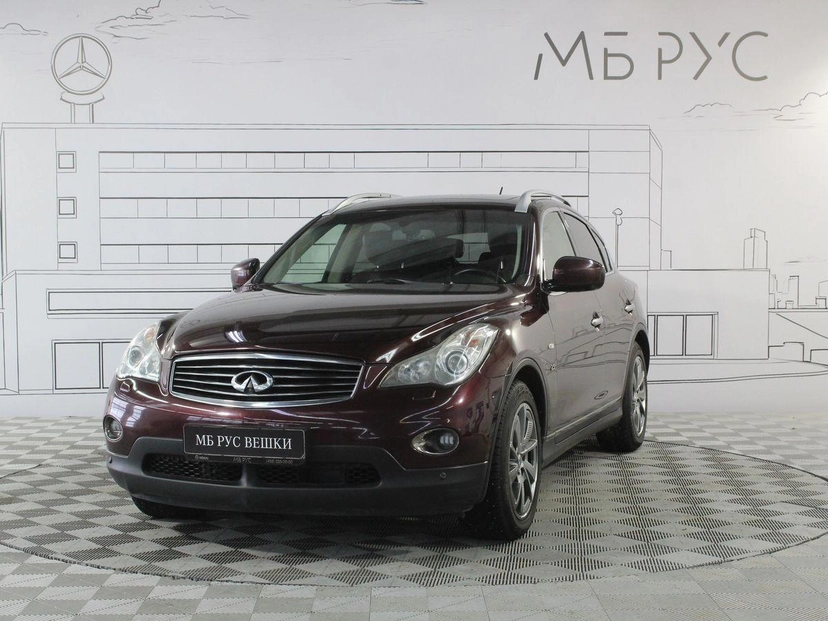 Автомобиль Infiniti QX50 I поколение (J50) 2.5 AT 4WD (222 л.с.) Hi-Tech Красный 2013 с пробегом 159 360 км