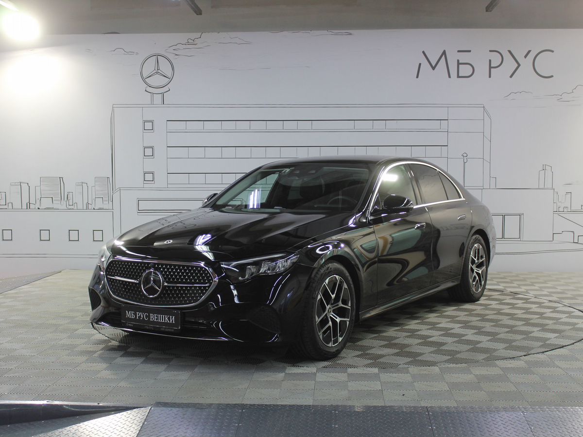 Mercedes-Benz E-Класс VI поколение (W214/S214) 2.0 AT (204 л.с.) Base Чёрный 2025 с пробегом 11 566 км