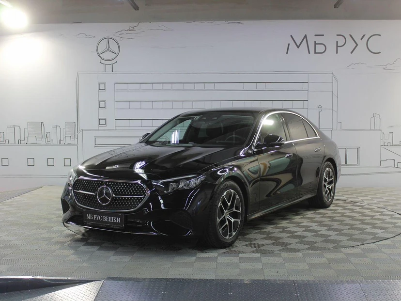 Mercedes-Benz E-Класс VI поколение (W214/S214) 2.0 AT (204 л.с.) Base Чёрный 2025 с пробегом 11 566 км