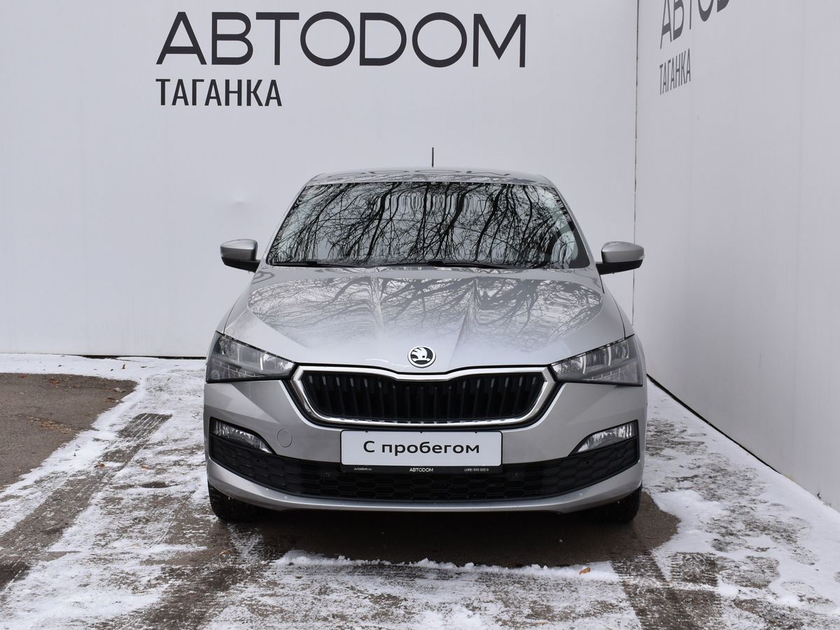 Автомобиль Skoda Rapid II поколение 1.4 AMT (125 л.с.) Style Серебристый 2020 с пробегом 87 656 км