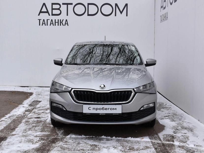 Автомобиль Skoda Rapid II поколение 1.4 AMT (125 л.с.) Style Серебристый 2020 с пробегом 87 656 км