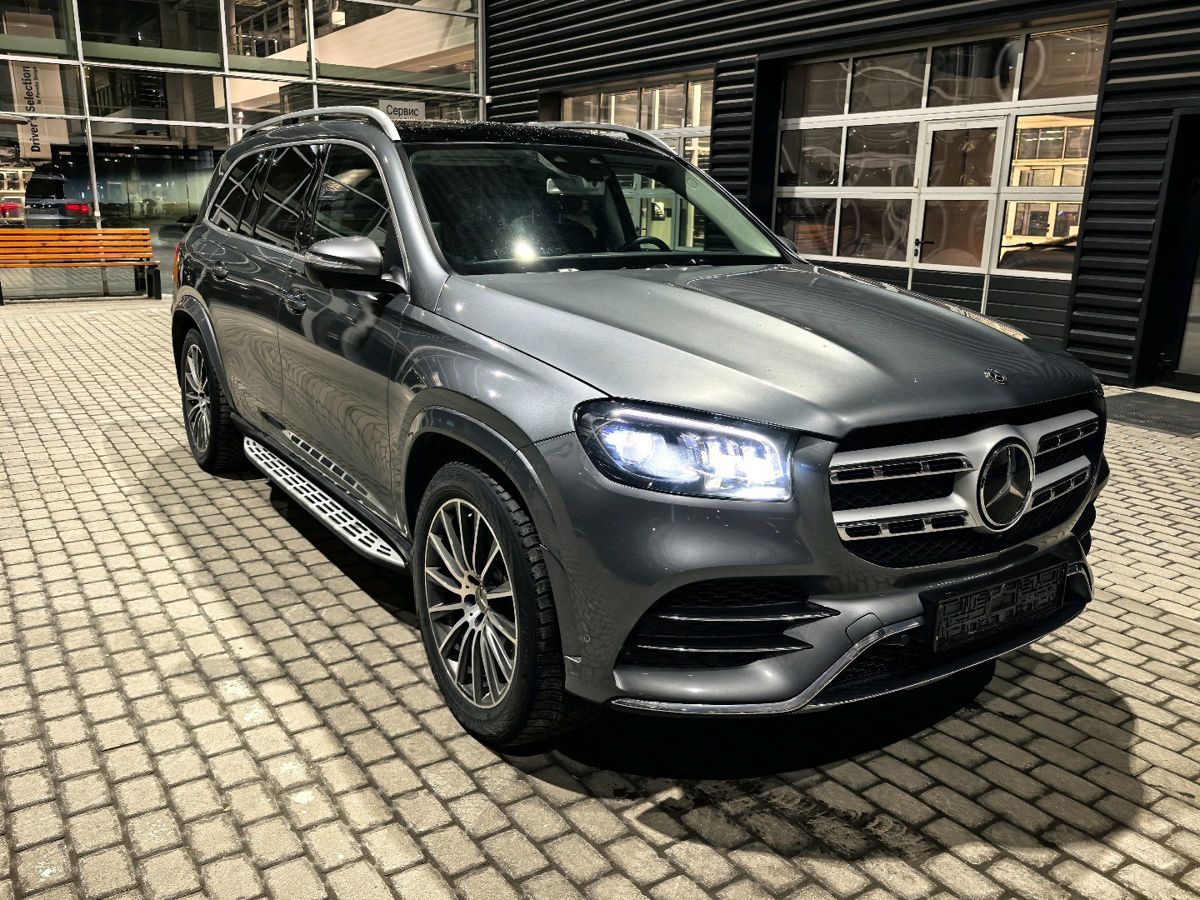 Автомобиль Mercedes-Benz GLS II поколение (X167) 400 2.9d AT 4Matic (330 л.с.) Luxury Серый 2019 с пробегом 99 454 км
