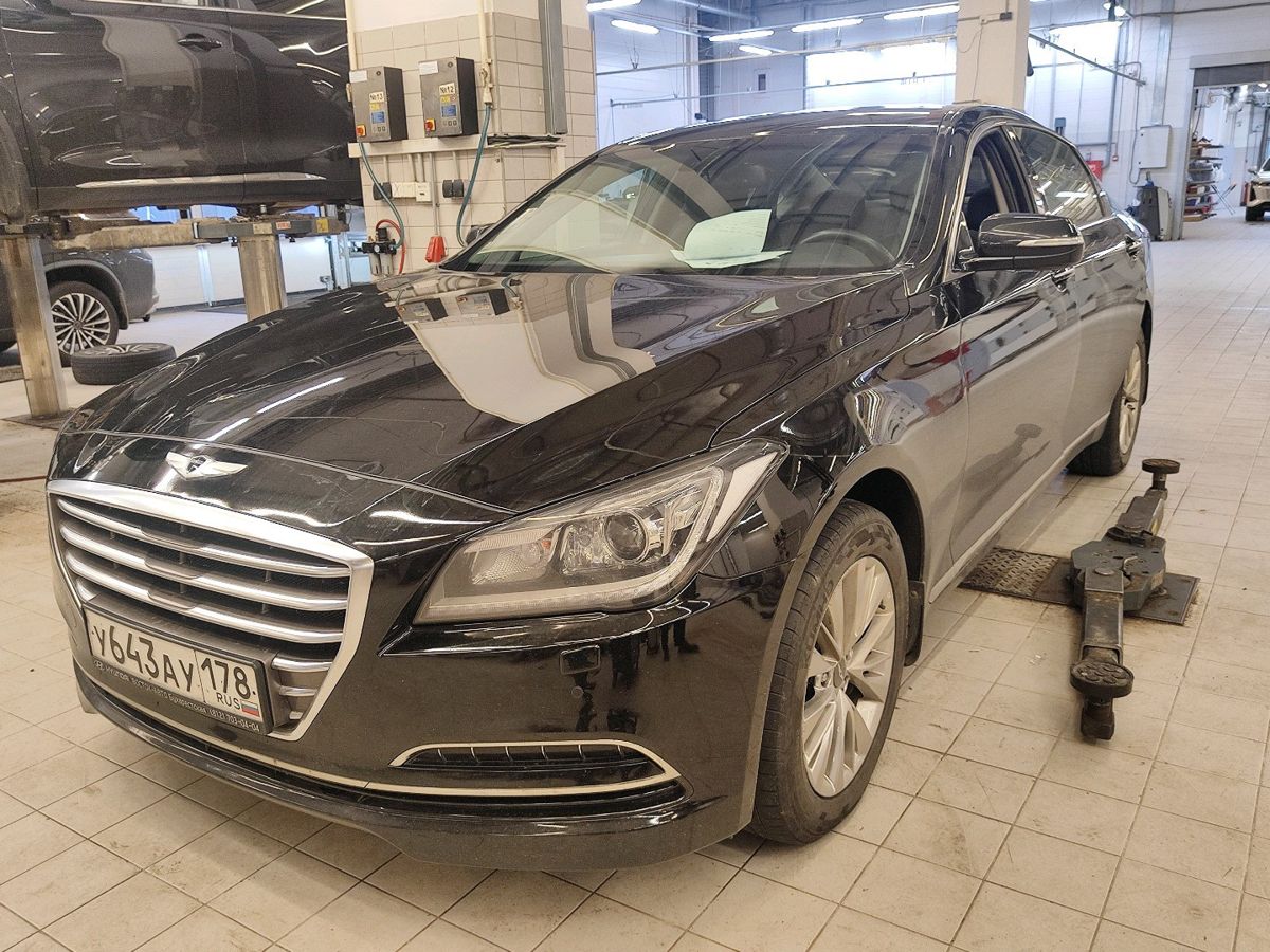 Hyundai Genesis II поколение 3.0 AT 4WD (249 л.с.) Business Чёрный 2016 с пробегом 102 943 км