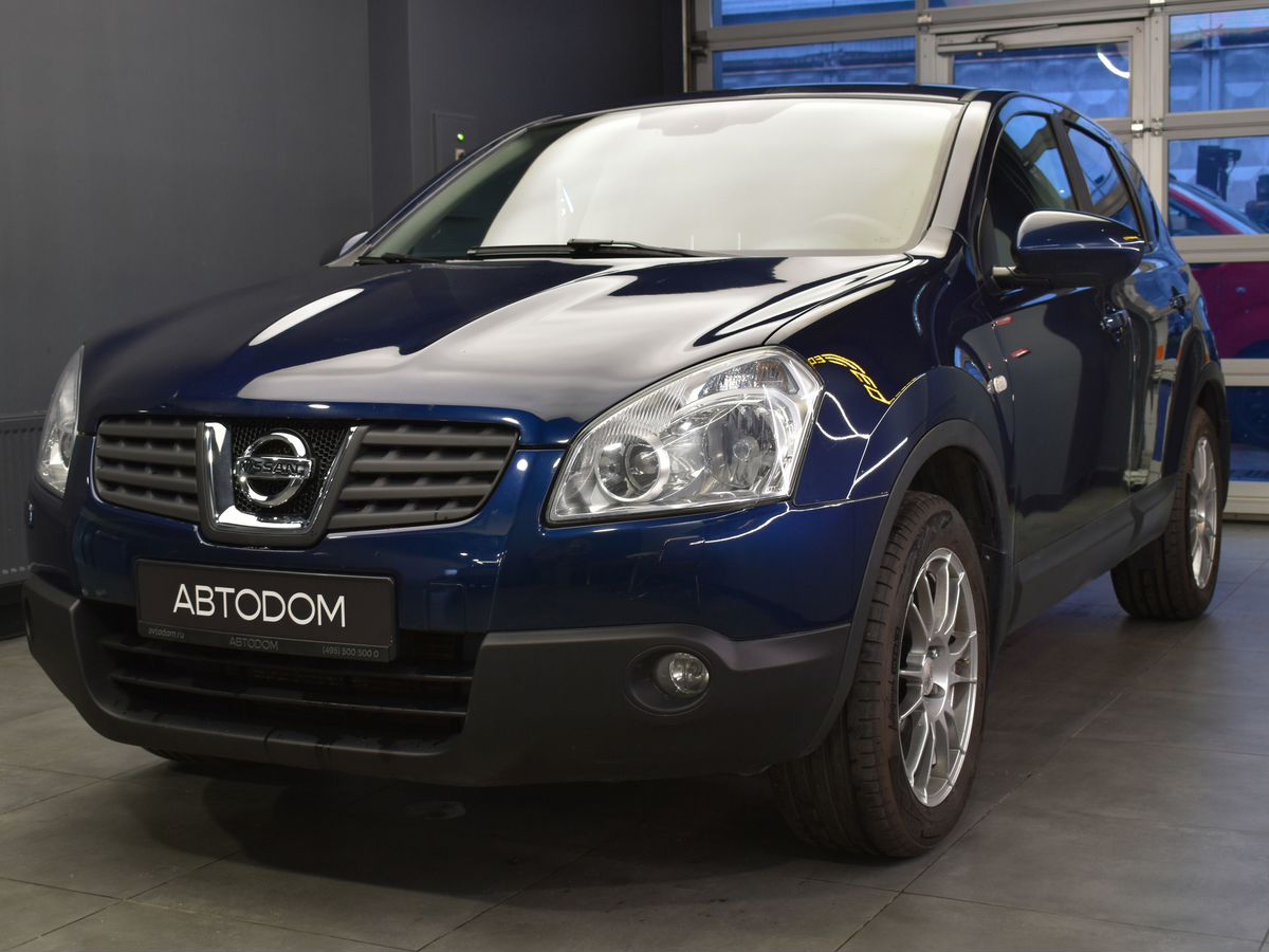 Nissan Qashqai I поколение 2.0 CVT (141 л.с.) SE Синий 2008 с пробегом 157 000 км