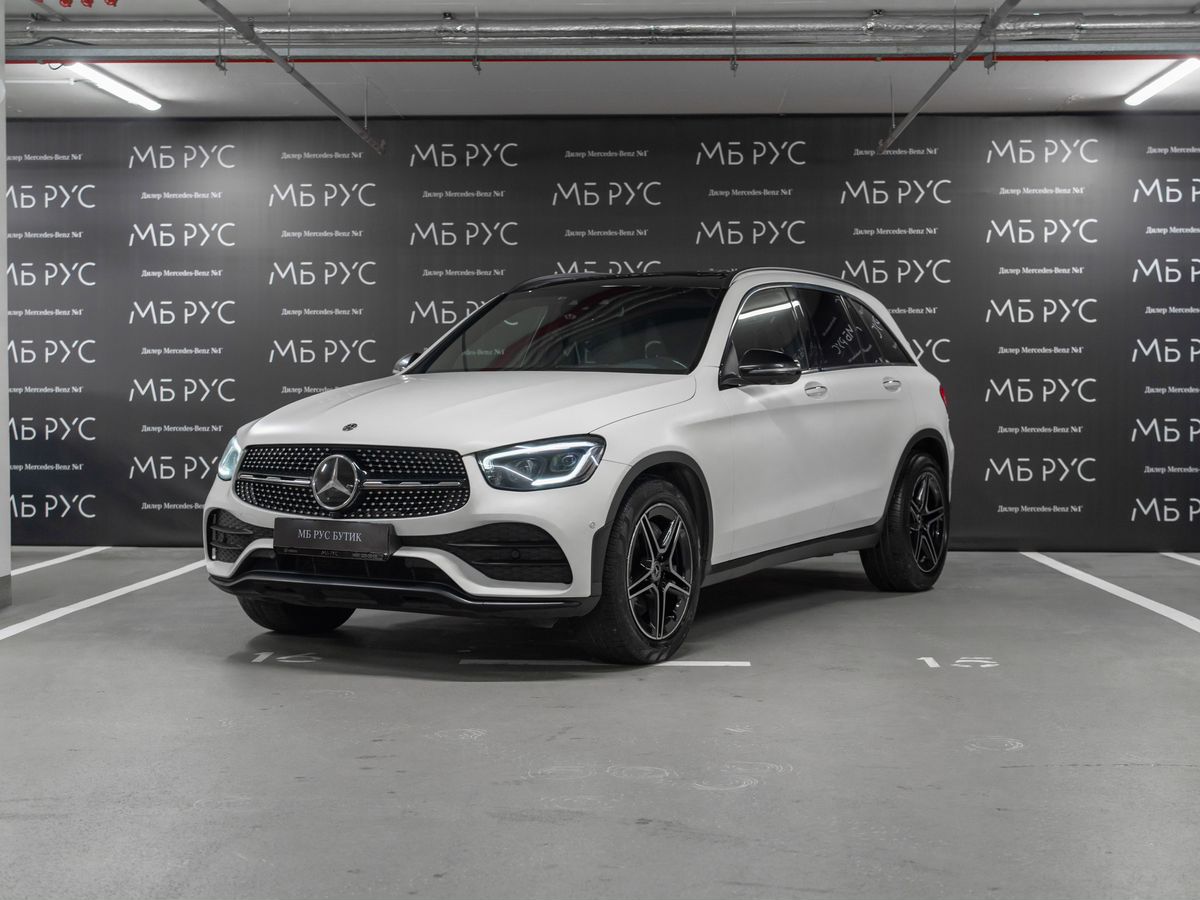 Mercedes-Benz GLC I (X253) [рестайлинг] 300 2.0d AT 4Matic (245 л.с.) Sport Белый 2019 с пробегом 136 679 км