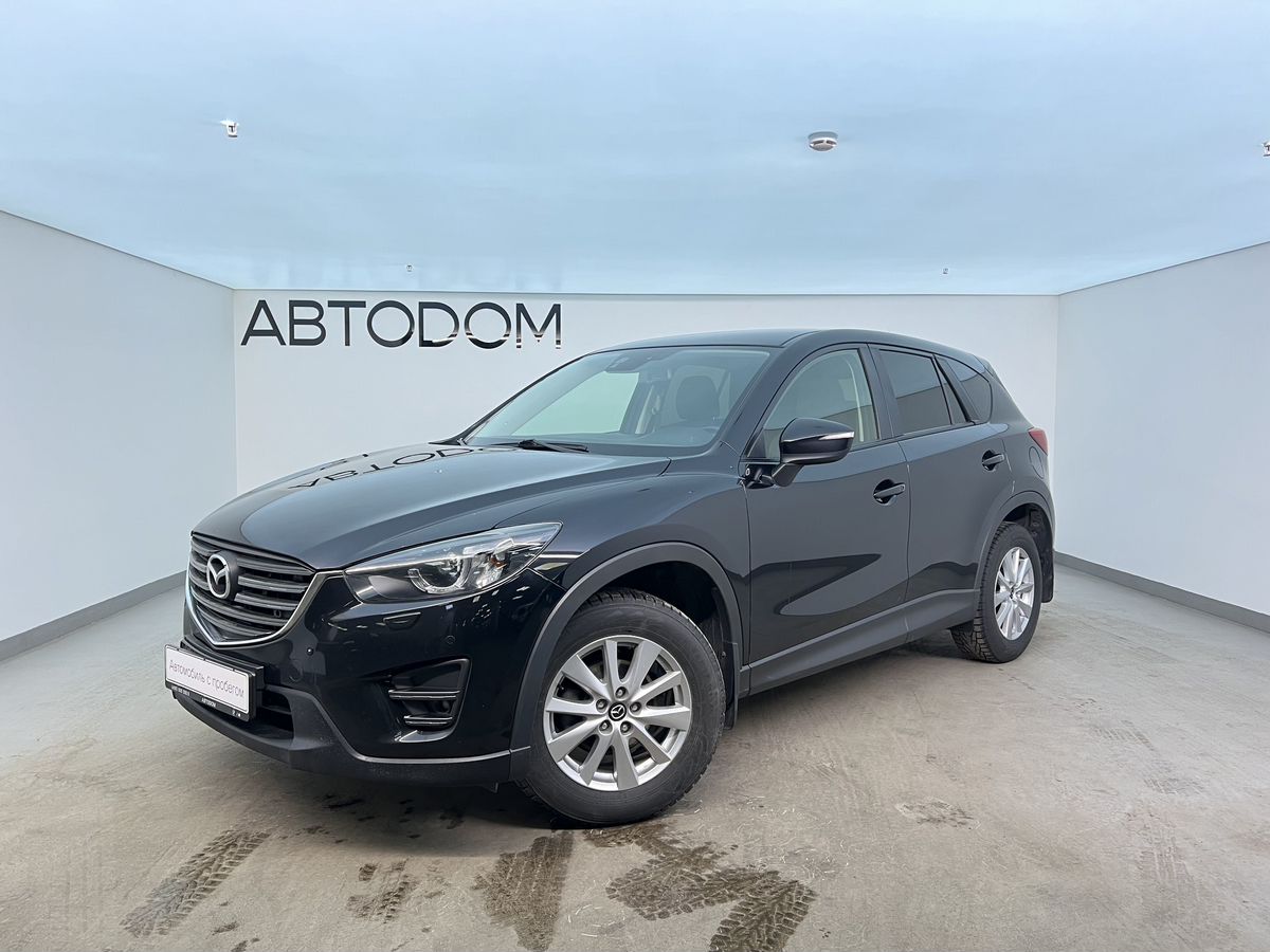 Автомобиль Mazda CX-5 I [рестайлинг] 2.0 AT (150 л.с.) Active Чёрный 2016 с пробегом 116 942 км