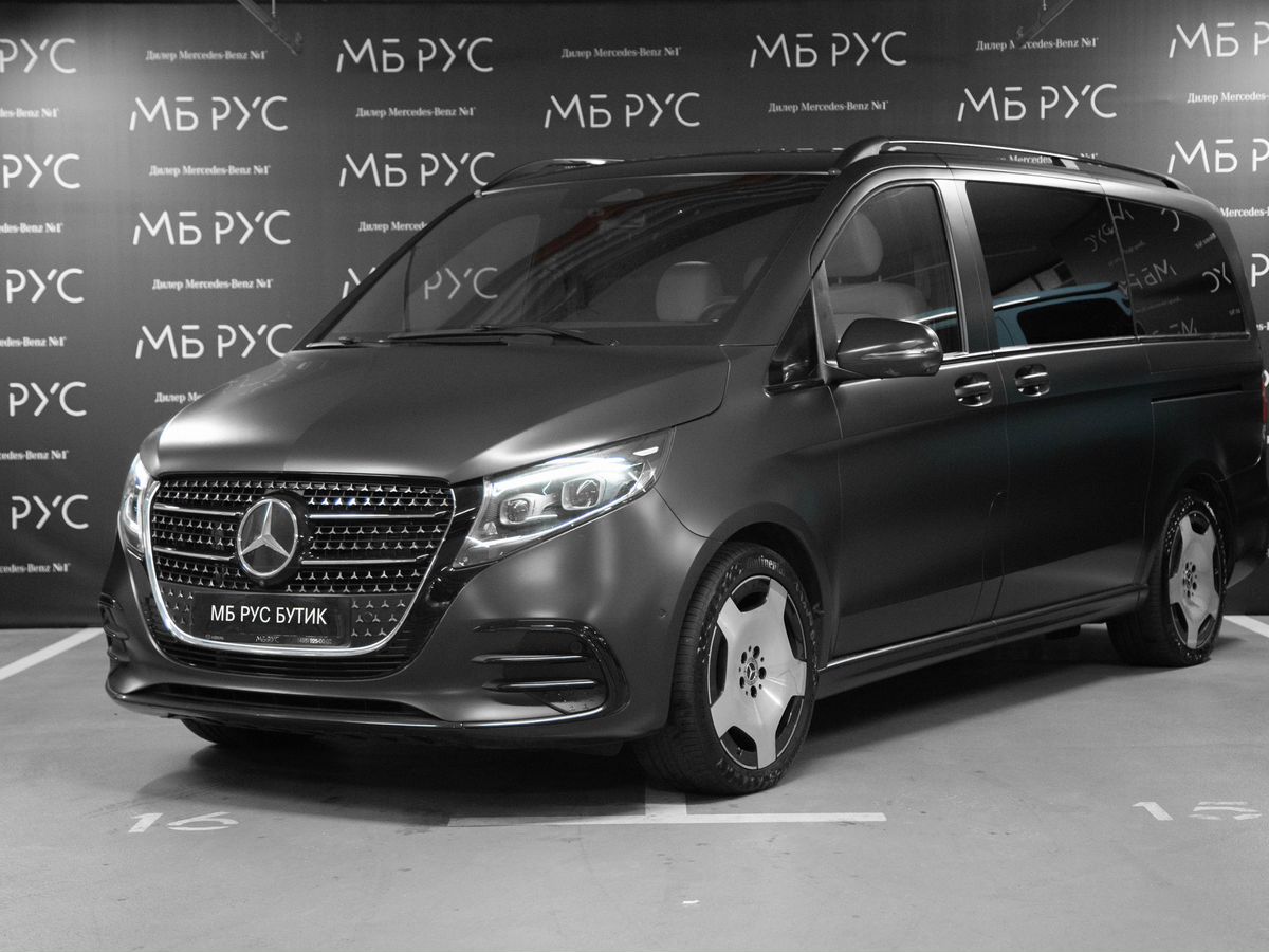 Mercedes-Benz V-Класс II (W447) [2-й рестайлинг] 2.0d AT 4Matic Long (237 л.с.) Exclusive Чёрный 2024 с пробегом 25 000 км