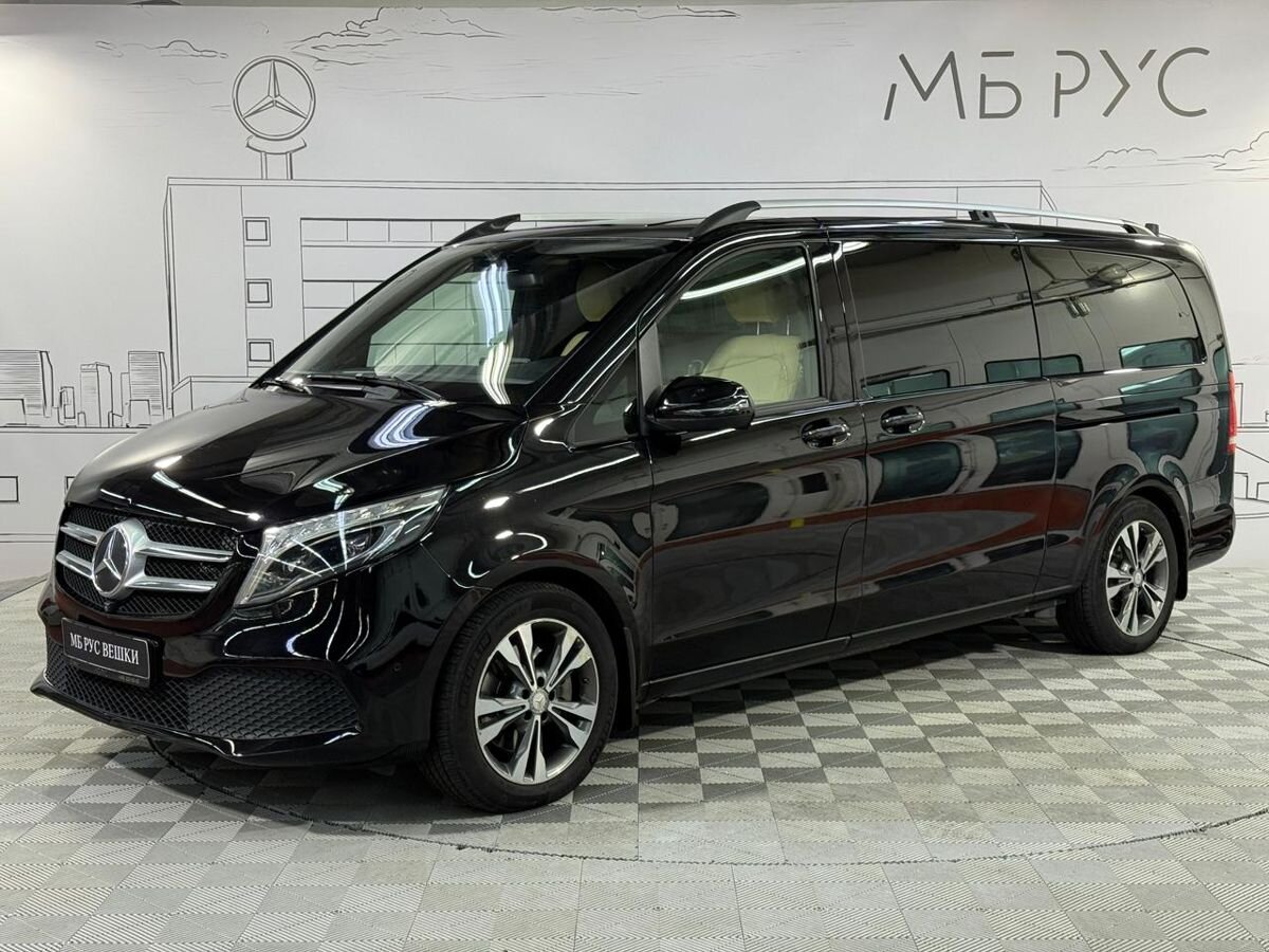Автомобиль Mercedes-Benz V-Класс II (W447) [рестайлинг] 2.1d AT 4Matic Extra Long (136 л.с.) Base Чёрный 2020 с пробегом 163 714 км