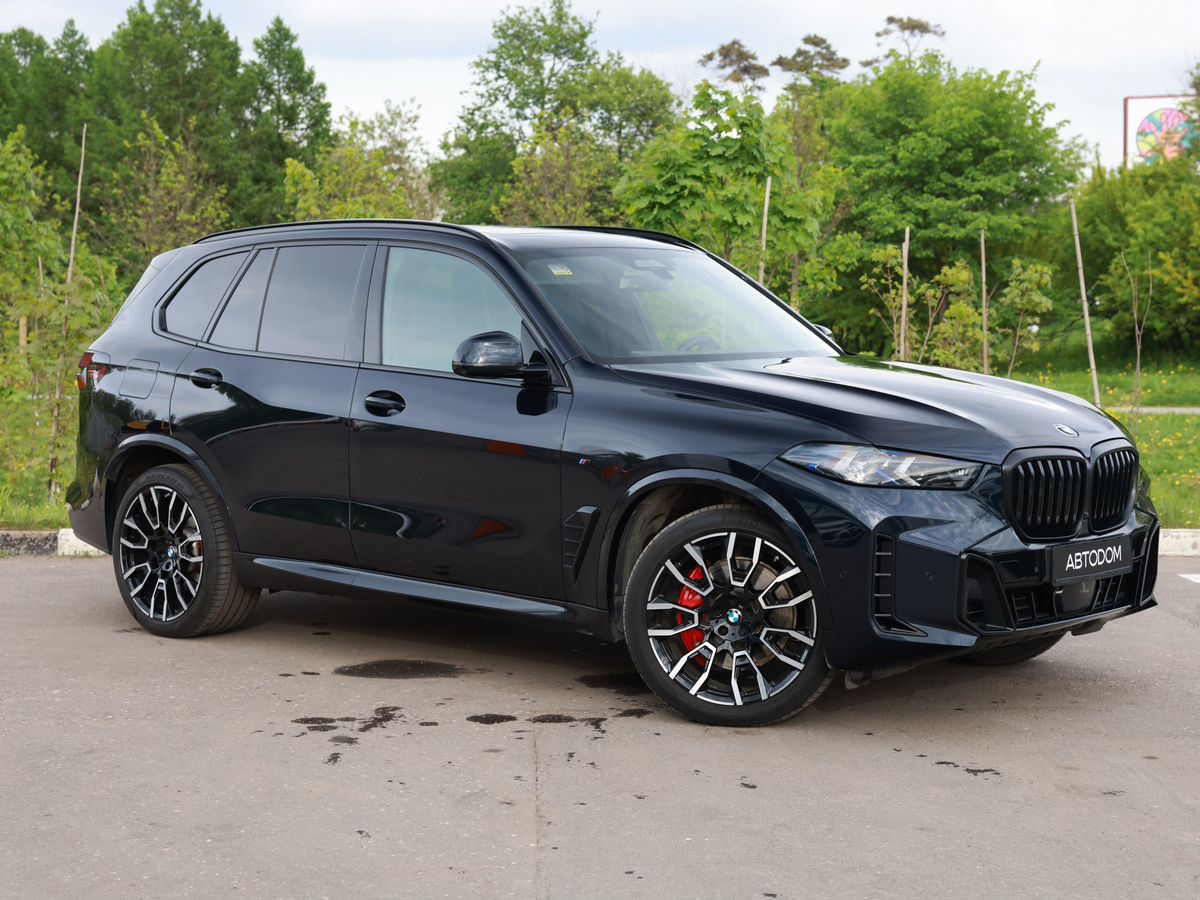 BMW X5 IV (G05) [рестайлинг] 3.0d AT 4WD (286 л.с.) M Sport Pro Чёрный 2023 с пробегом 28 500 км