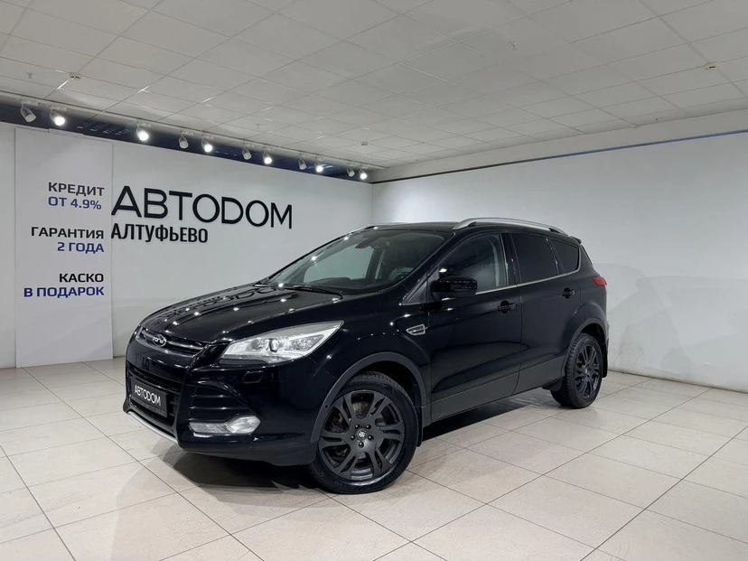 Ford Kuga II поколение 1.6 AT 4WD (182 л.с.) Titanium Plus Чёрный 2013 с пробегом 150 295 км