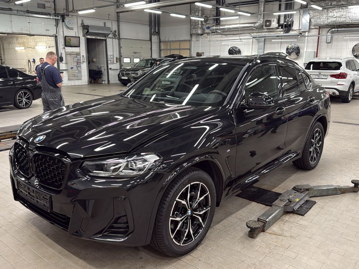 BMW X4 II (G02) [рестайлинг] 2.0 AT 4WD (184 л.с.) M Sport Pure Чёрный 2024 с пробегом 16 736 км