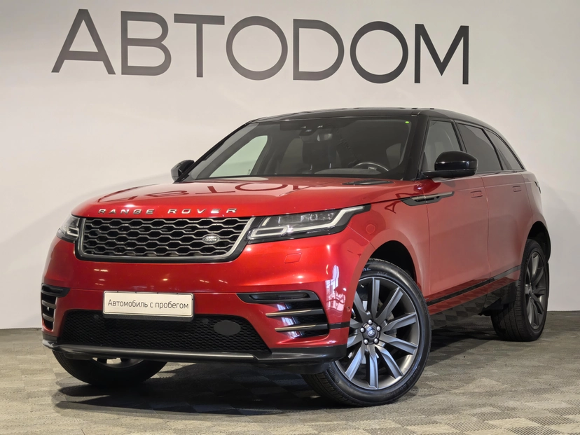 Автомобиль Land Rover Range Rover Velar I поколение 2.0d AT 4WD (240 л.с.) R-Dynamic HSE Красный 2018 с пробегом 78 720 км