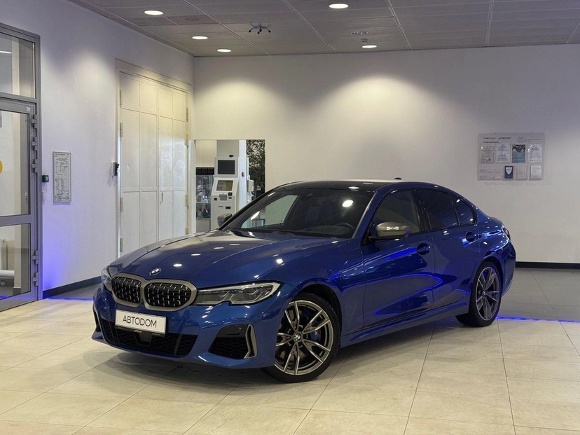 Автомобиль BMW 3 серии VII поколение (G20/G21/G28) M340 3.0 AT 4WD (387 л.с.) M Special Синий 2021 с пробегом 66 794 км