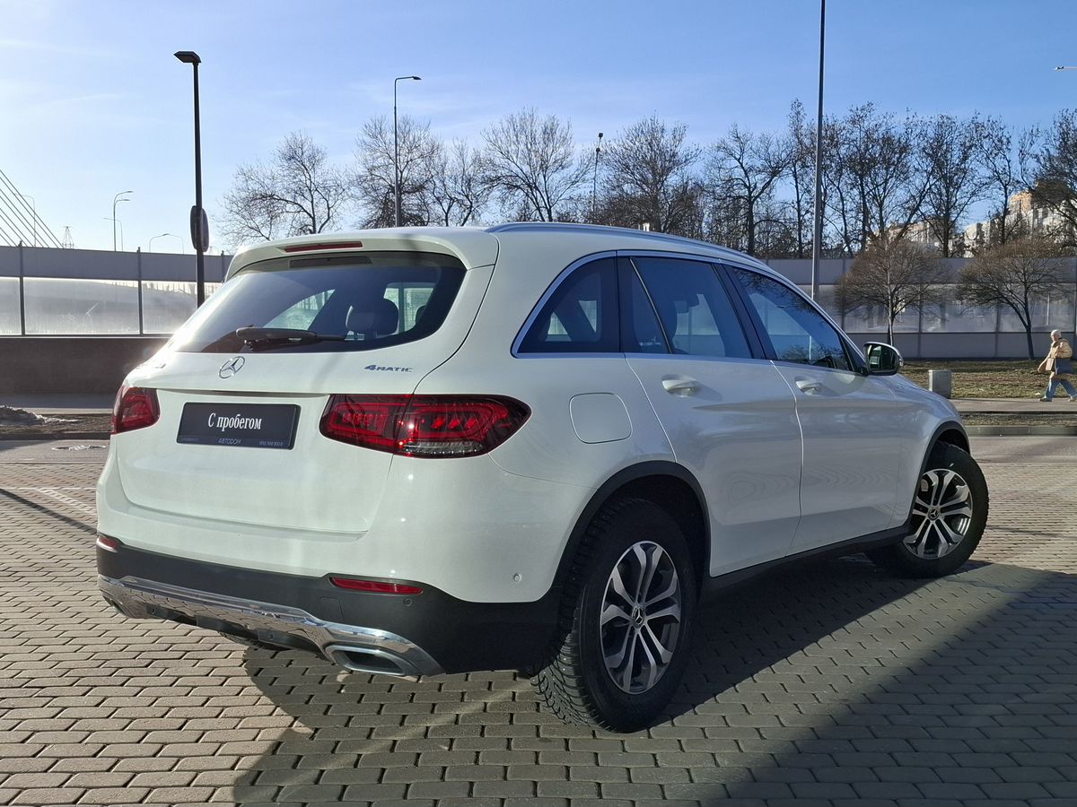Автомобиль Mercedes-Benz GLC I (X253) [рестайлинг] 220 2.0d AT 4Matic (194 л.с.) Premium Белый 2021 с пробегом 92 272 км