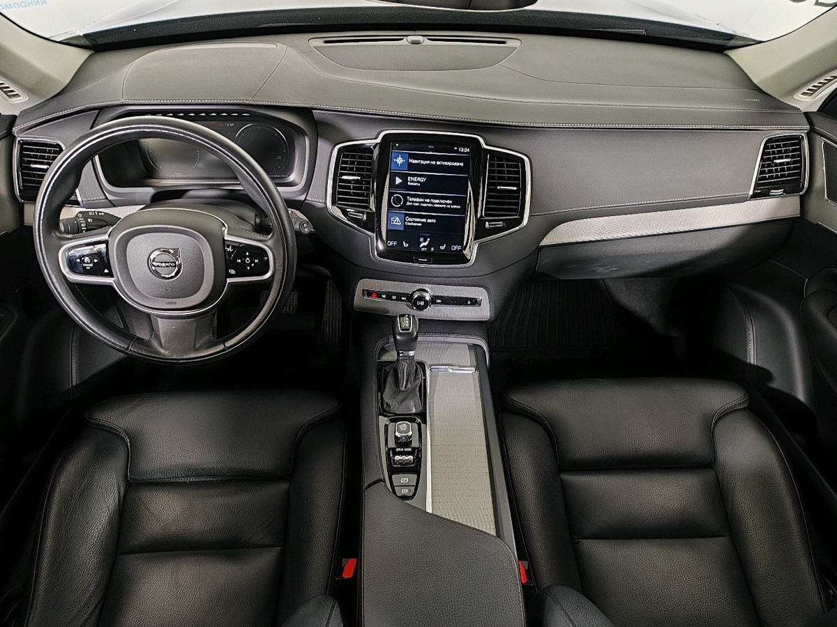 Автомобиль Volvo XC90 II поколение 2.0d AT 4WD (5 мест) (235 л.с.) Инскрипшн / inscription Синий 2018 с пробегом 73 991 км