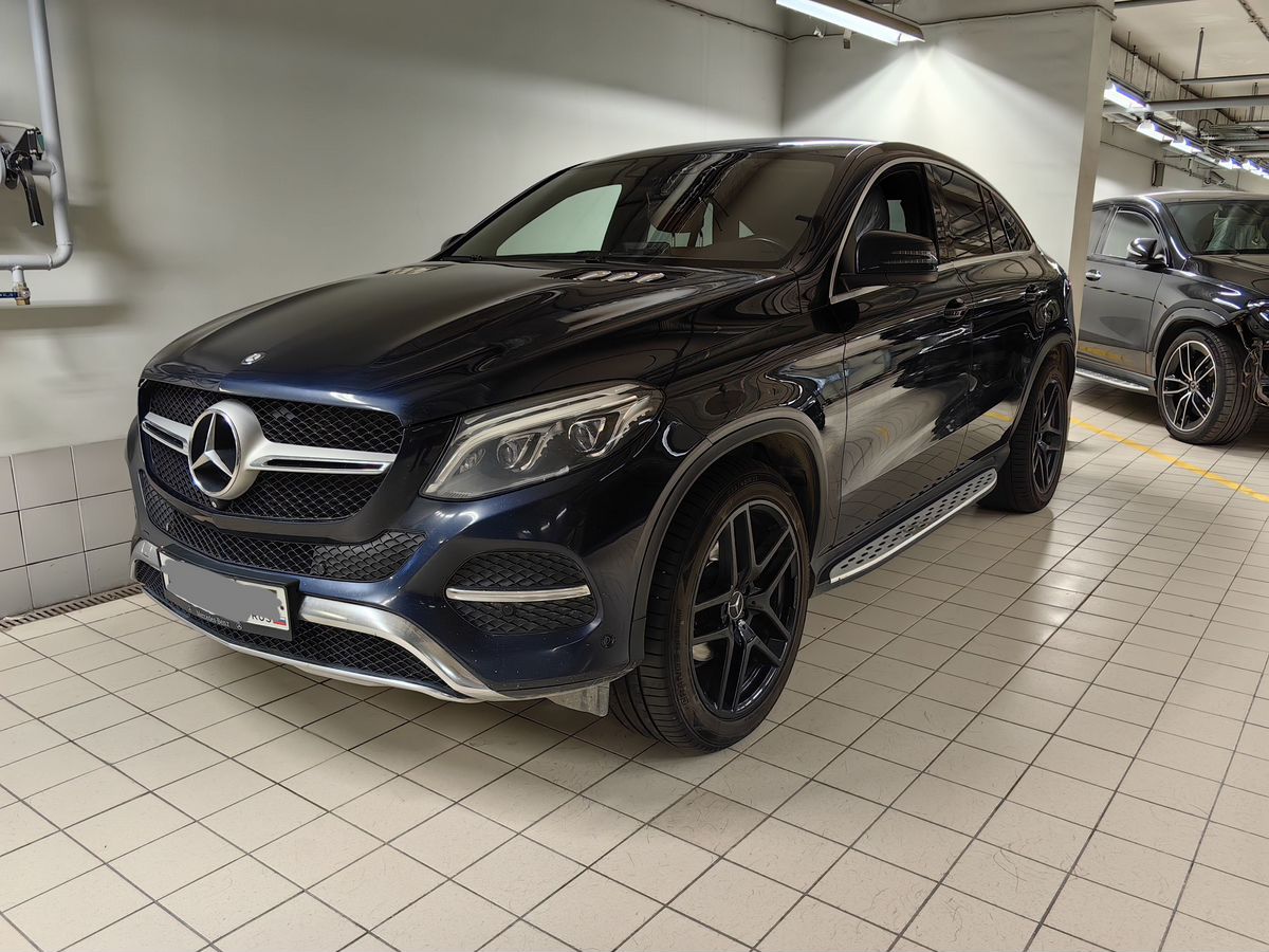 Mercedes-Benz GLE coupe I поколение (C292) 350 3.0d AT 4Matic (249 л.с.) Особая серия Синий 2015 с пробегом 233 271 км
