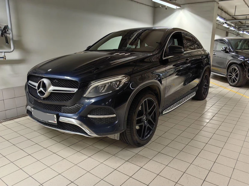 Mercedes-Benz GLE coupe I поколение (C292) 350 3.0d AT 4Matic (249 л.с.) Особая серия Синий 2015 с пробегом 233 271 км
