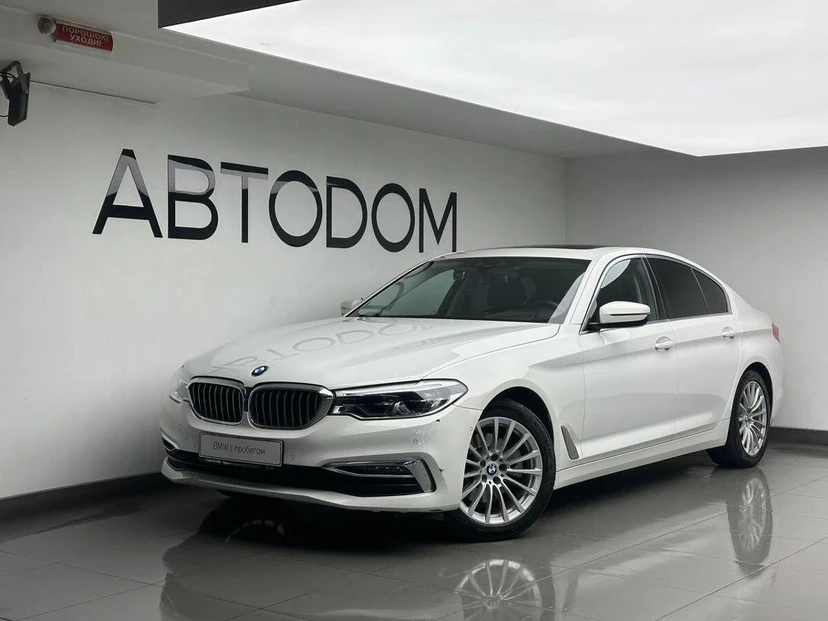 BMW 5 серии VII поколение (G30/G31) 520 2.0 AT (184 л.с.) Base Белый 2020 с пробегом 111 951 км