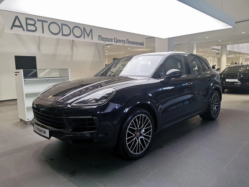Автомобиль Porsche Cayenne III поколение 3.0 AT 4WD (340 л.с.) Platinum Edition Синий 2019 с пробегом 107 339 км