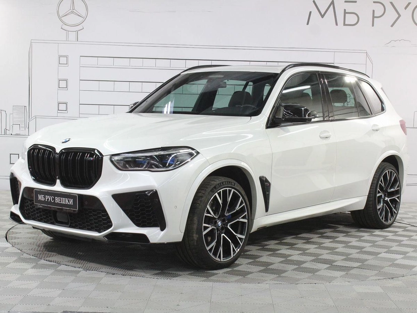 Автомобиль BMW X5 M III поколение (F95) 4.4 AT 4WD (625 л.с.) Competition Белый 2022 с пробегом 51 000 км