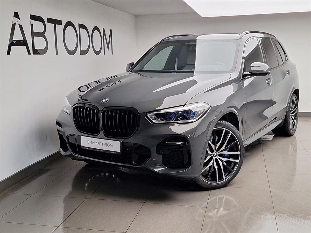 Автомобиль BMW X5 IV поколение (G05) 3.0d AT 4WD (340 л.с.) M Sport Plus Серый 2022 с пробегом 64 780 км