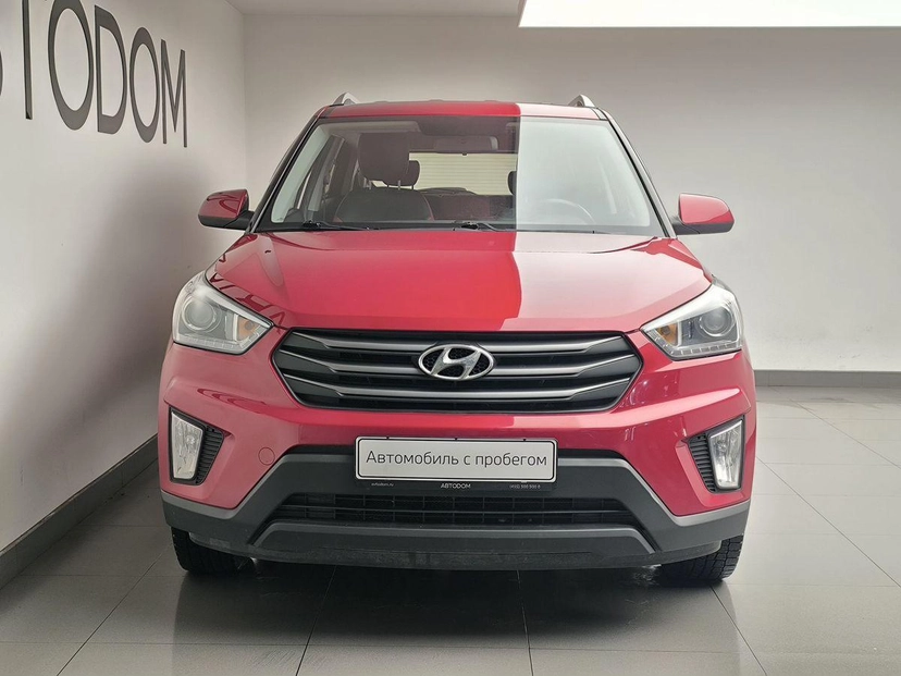 Автомобиль Hyundai Creta I поколение 2.0 AT (149 л.с.) Travel 2019 Красный 2017 с пробегом 143 091 км