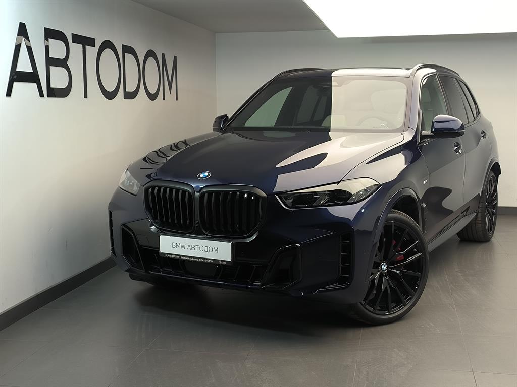 Автомобиль BMW X5 IV (G05) [рестайлинг] 3.0d AT 4WD (352 л.с.) Base Синий 2025 