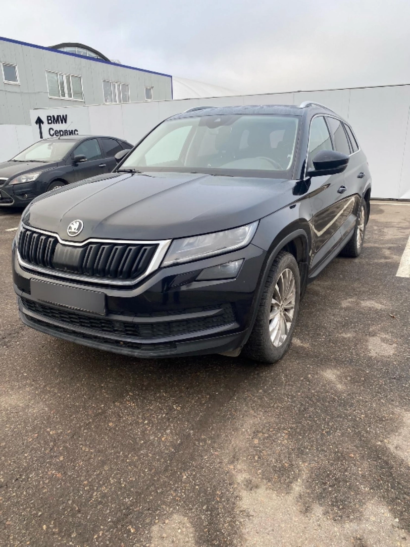 Автомобиль Skoda Kodiaq I поколение 2.0d AMT 4WD (150 л.с.) Style Plus Чёрный 2018 с пробегом 191 019 км