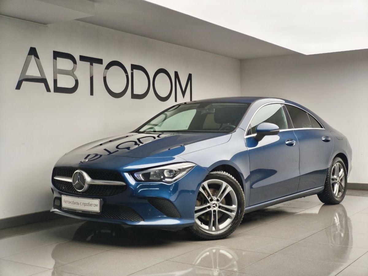 Автомобиль Mercedes-Benz CLA II поколение (C118/X118) 200 1.3 AMT (150 л.с.) B2B Синий 2020 с пробегом 133 875 км