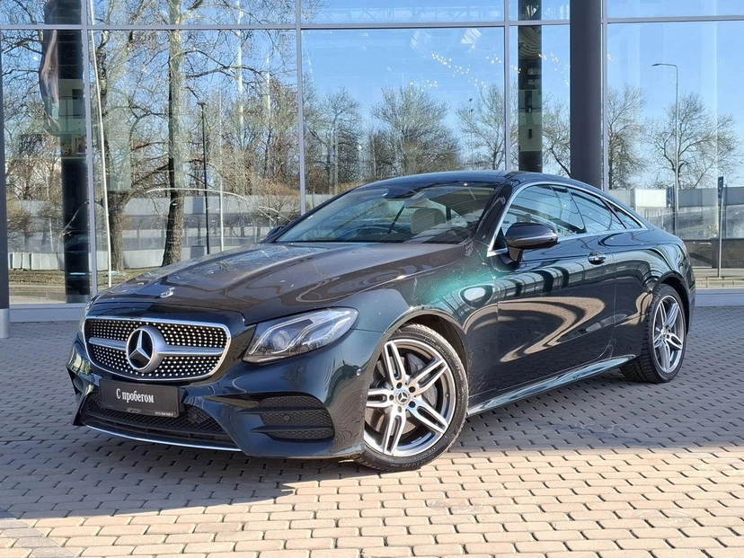 Автомобиль Mercedes-Benz E-Класс V поколение (W213/S213/C238) 450 3.0 AT 4Matic (367 л.с.) Sport Зелёный 2018 с пробегом 58 628 км