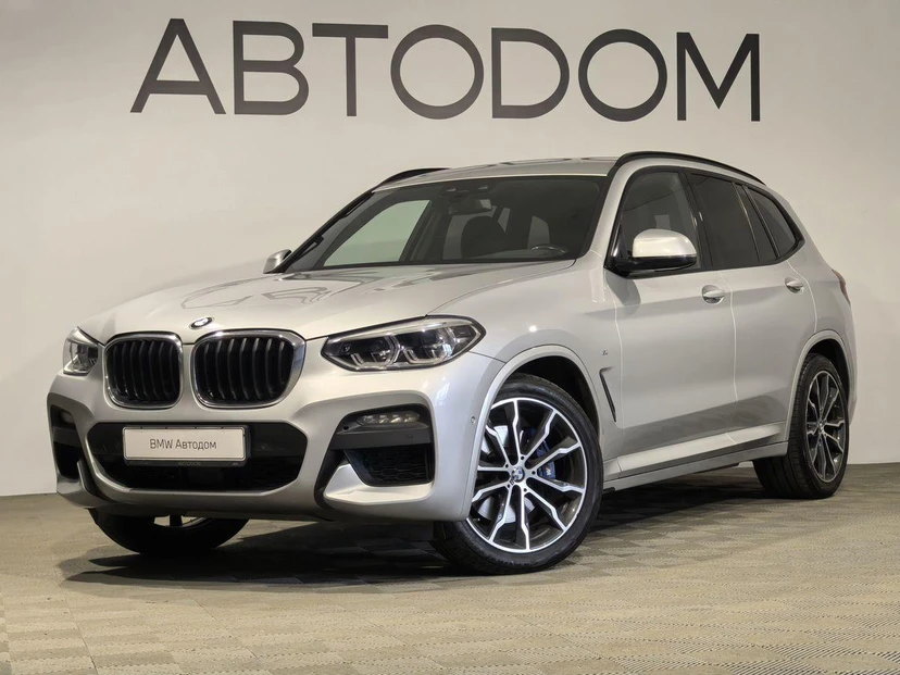 BMW X3 III поколение (G01) 3.0d AT 4WD (249 л.с.) M Sport Серый 2021 с пробегом 148 962 км