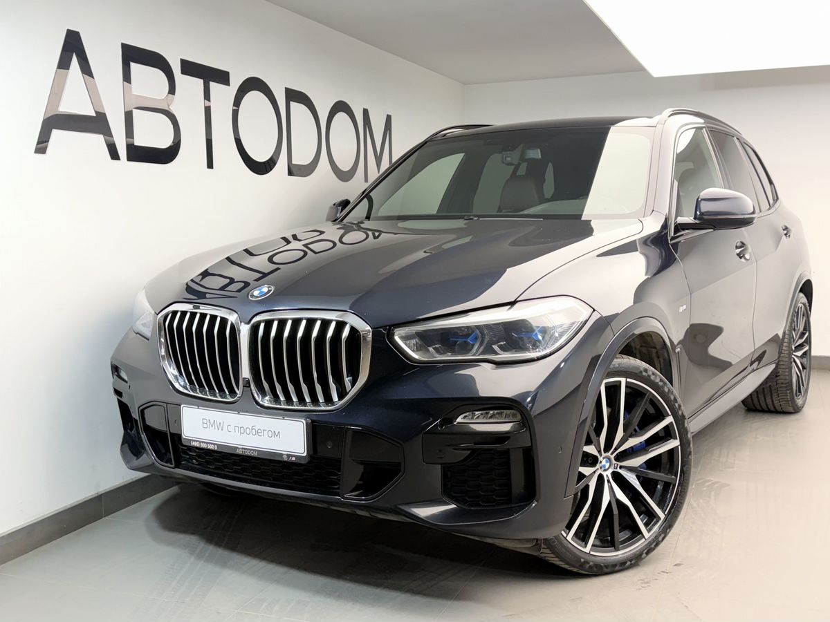 BMW X5 IV поколение (G05) 3.0 AT 4WD (340 л.с.) M Sport Pro Чёрный 2019 с пробегом 100 784 км
