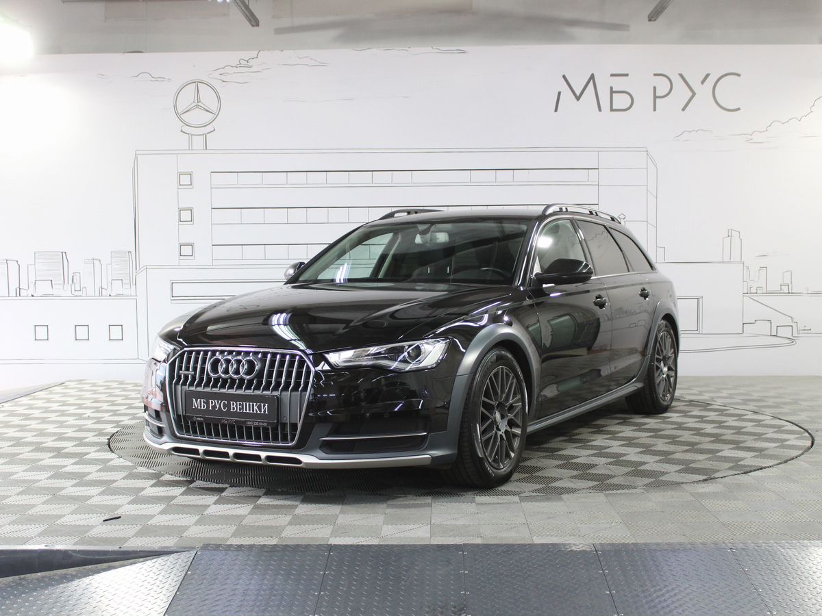 Audi A6 allroad III (C7) [рестайлинг] 3.0 AMT 4WD (333 л.с.) Advance Чёрный 2016 с пробегом 195 574 км