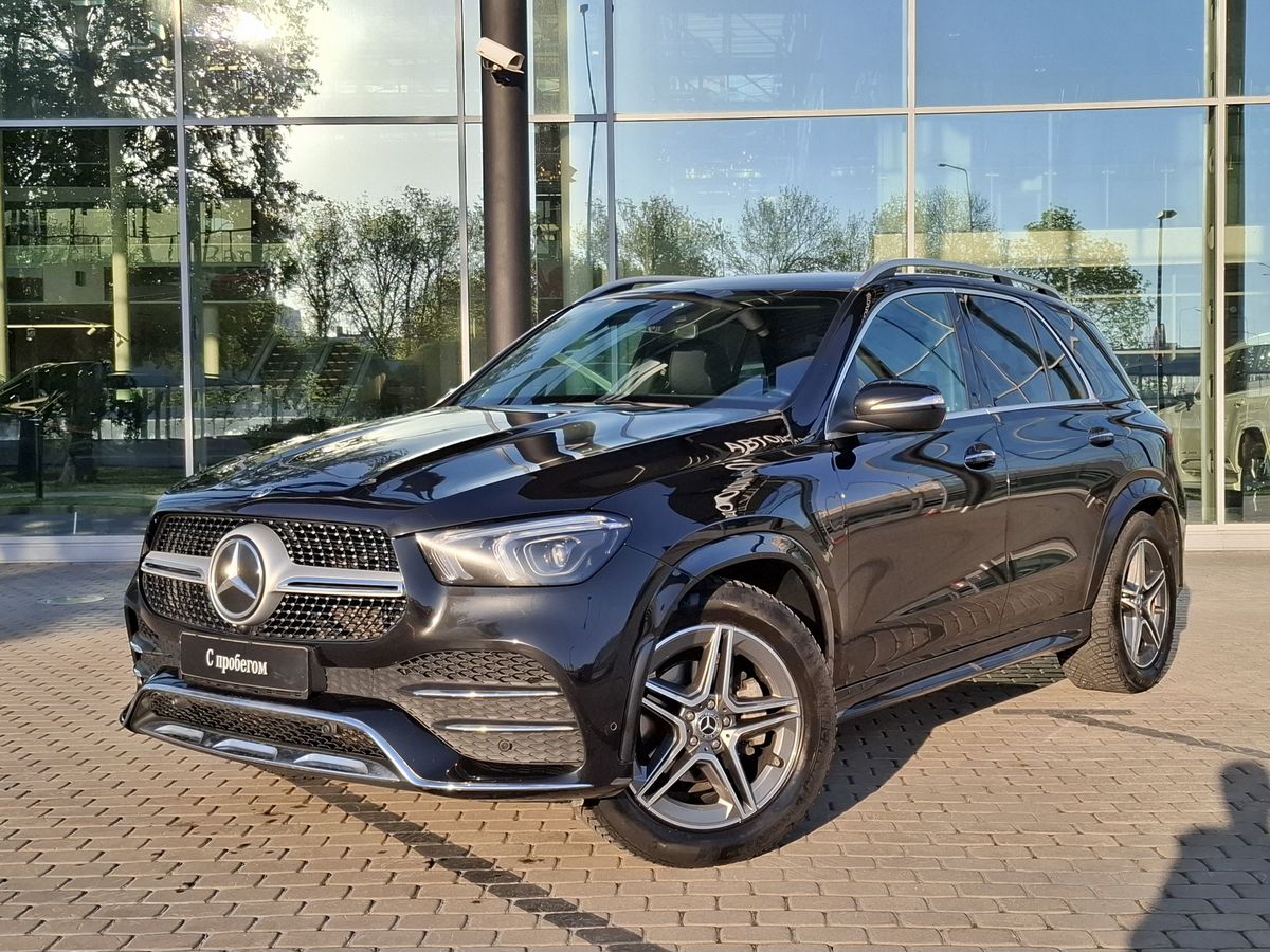 Mercedes-Benz GLE II поколение (V167) 300 2.0d AT 4Matic (245 л.с.) Sport Чёрный 2021 с пробегом 69 892 км