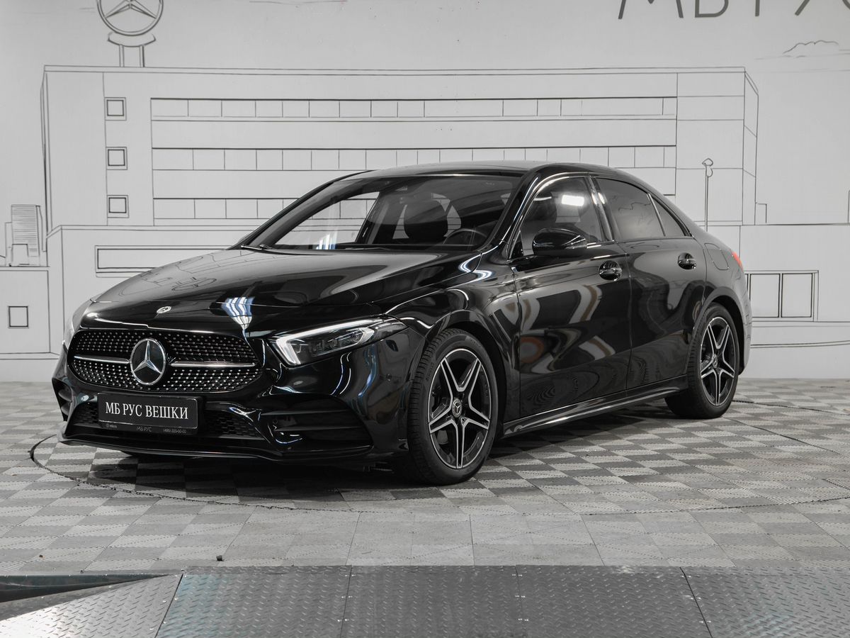Mercedes-Benz A-Класс IV поколение (W177) 200 1.3 AMT (150 л.с.) Sport Чёрный 2022 с пробегом 37 174 км