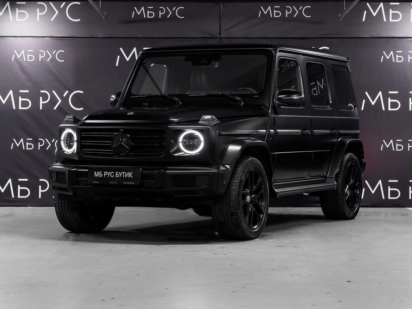 Автомобиль Mercedes-Benz G-Класс III поколение (W463) 500 4.0 AT 4Matic (422 л.с.) Base Чёрный 2021 с пробегом 85 687 км