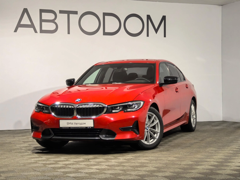Автомобиль BMW 3 серии VII поколение (G20/G21/G28) 318 2.0d AT (150 л.с.) Sport Line Красный 2021 с пробегом 31 000 км