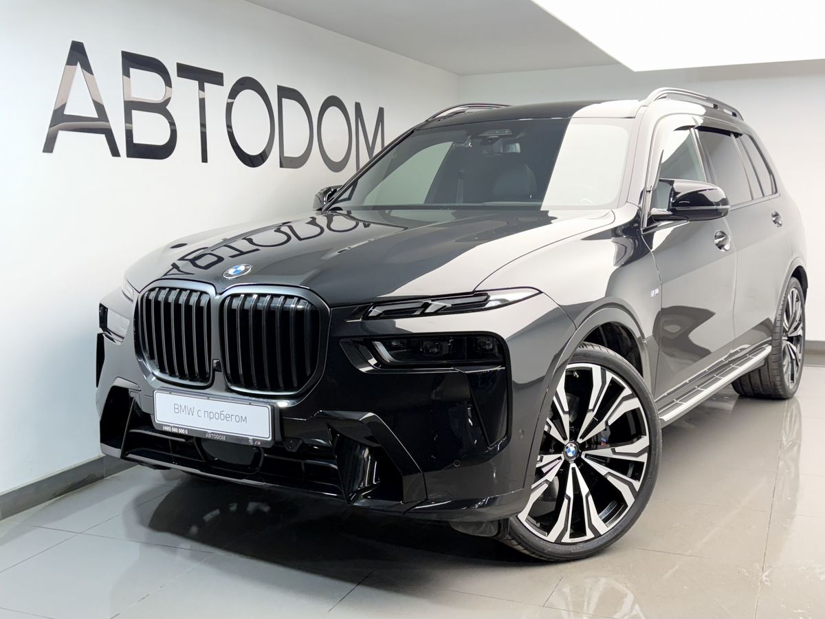 BMW X7 I (G07) [рестайлинг] 3.0d AT 4WD (340 л.с.) M Sport Pro Чёрный 2025 с пробегом 2 500 км