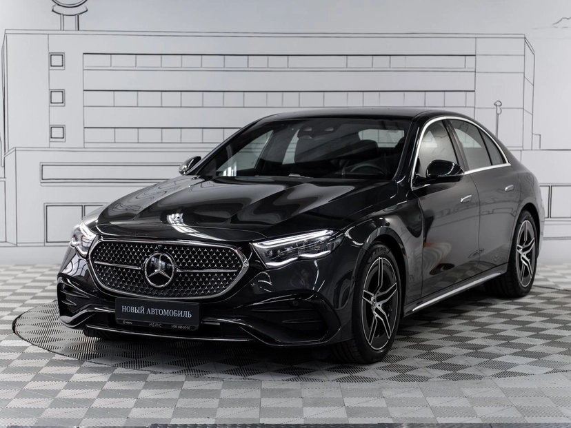 Автомобиль Mercedes-Benz E-Класс VI поколение (W214/S214) 2.0 AT 4Matic (258 л.с.) AMG Line Чёрный 2025