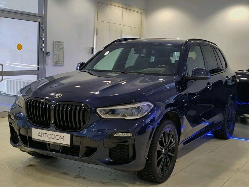 Автомобиль BMW X5 IV поколение (G05) 3.0d AT 4WD (249 л.с.) M Sport Pro Чёрный 2020 с пробегом 80 147 км